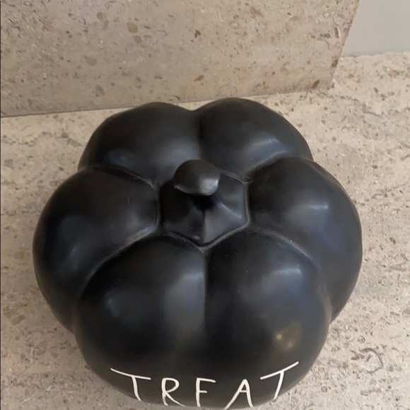 Rae Dunn “Treat” Ceramic Pumpkin - Picture 2 of 5